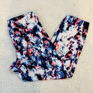 Calvin Klein Performance Capri Leggings Multicolor Women S Athletic Sports Gym